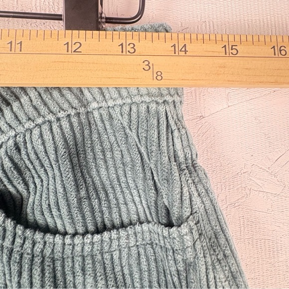 SO High Rise Straight Stylish Corduroy Pants in Forest Green 7/28 - Picture 3 of 9